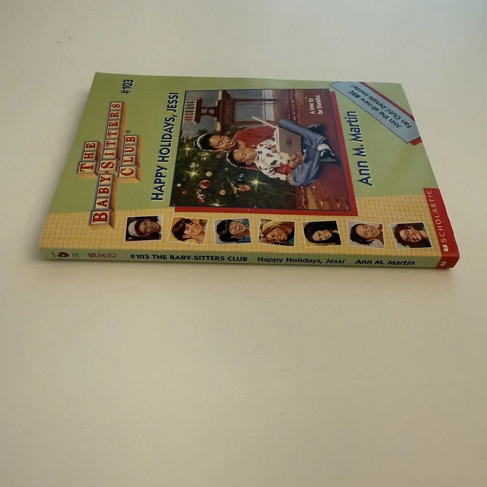 1996 The Baby-Sitters Club Happy Holidays‎ Jessi Book #103 by Ann Martin 1st Ed